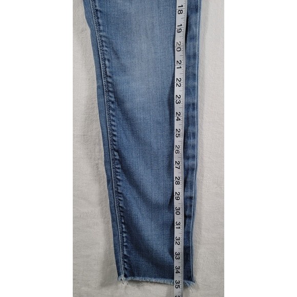 Lucky Brand Jeans Womens Lolita Skinny 2 / 26 Raw Hem Ankle Low Rise Medium Wash - Picture 13 of 16